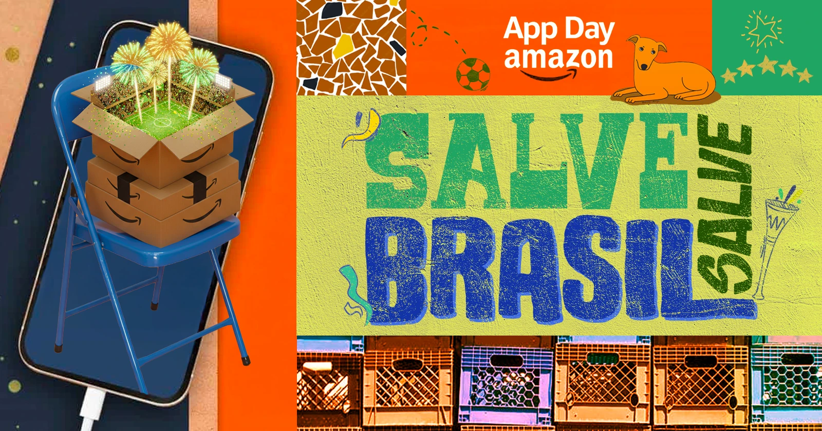 Amazon App Day visual system exploration using Brazilian vernacular references