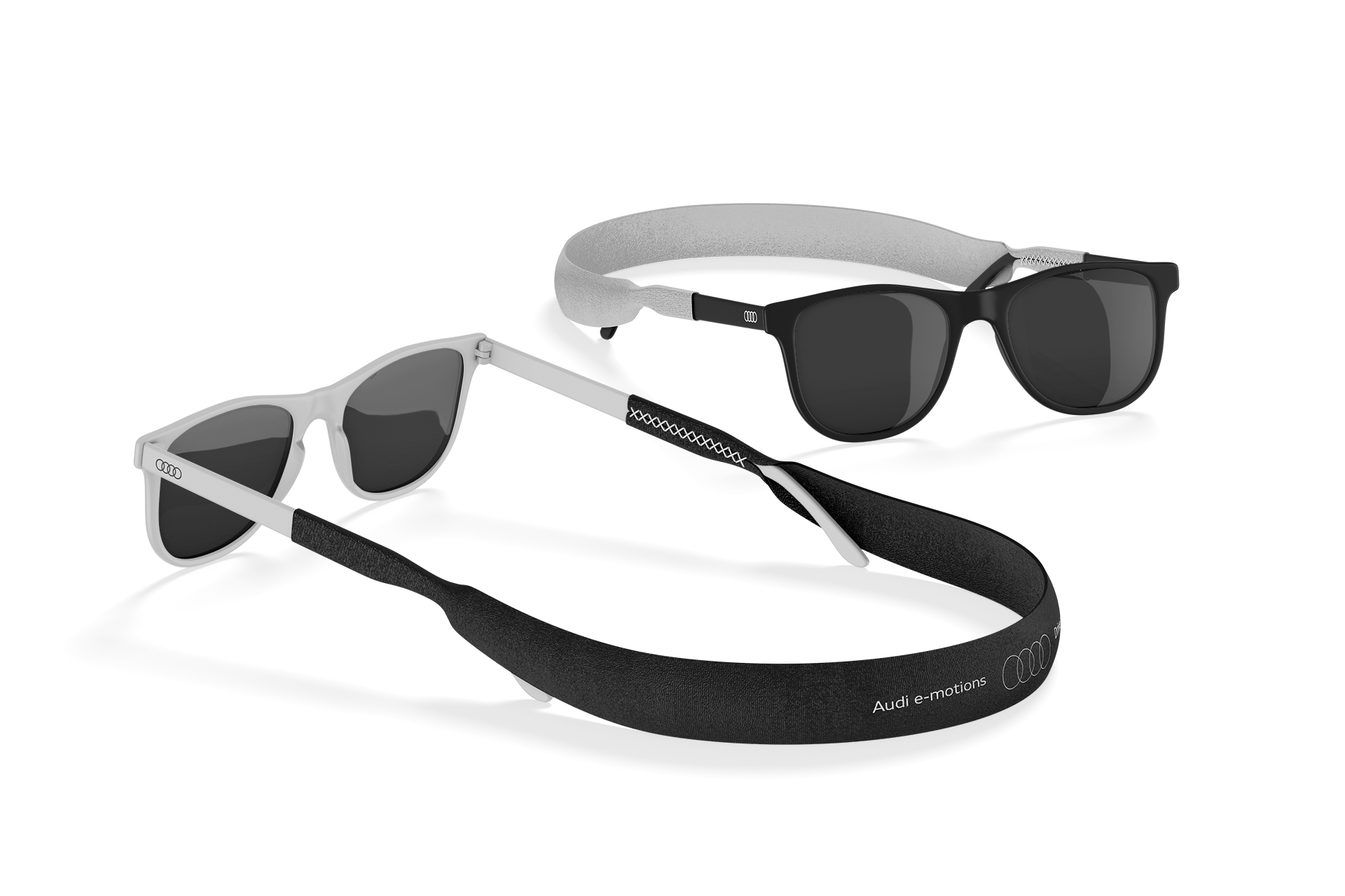 Audi branded sunglasses with straps