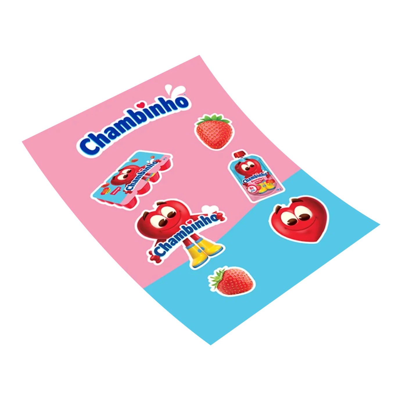 Chambinho sticker sheet