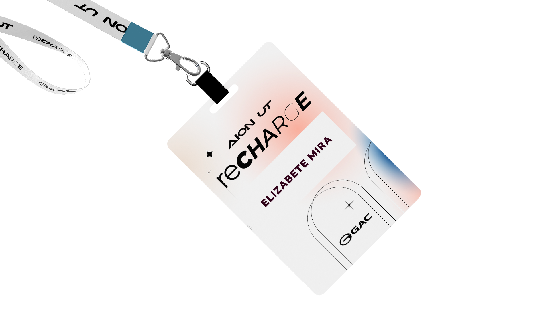 GAC AION UT reCHARGE event credential
