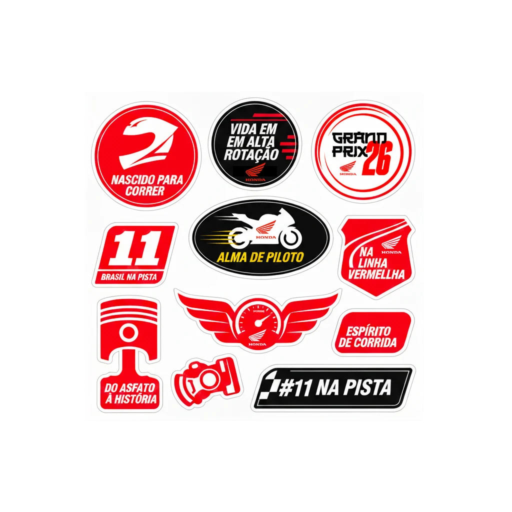 Honda MotoGP sticker sheet