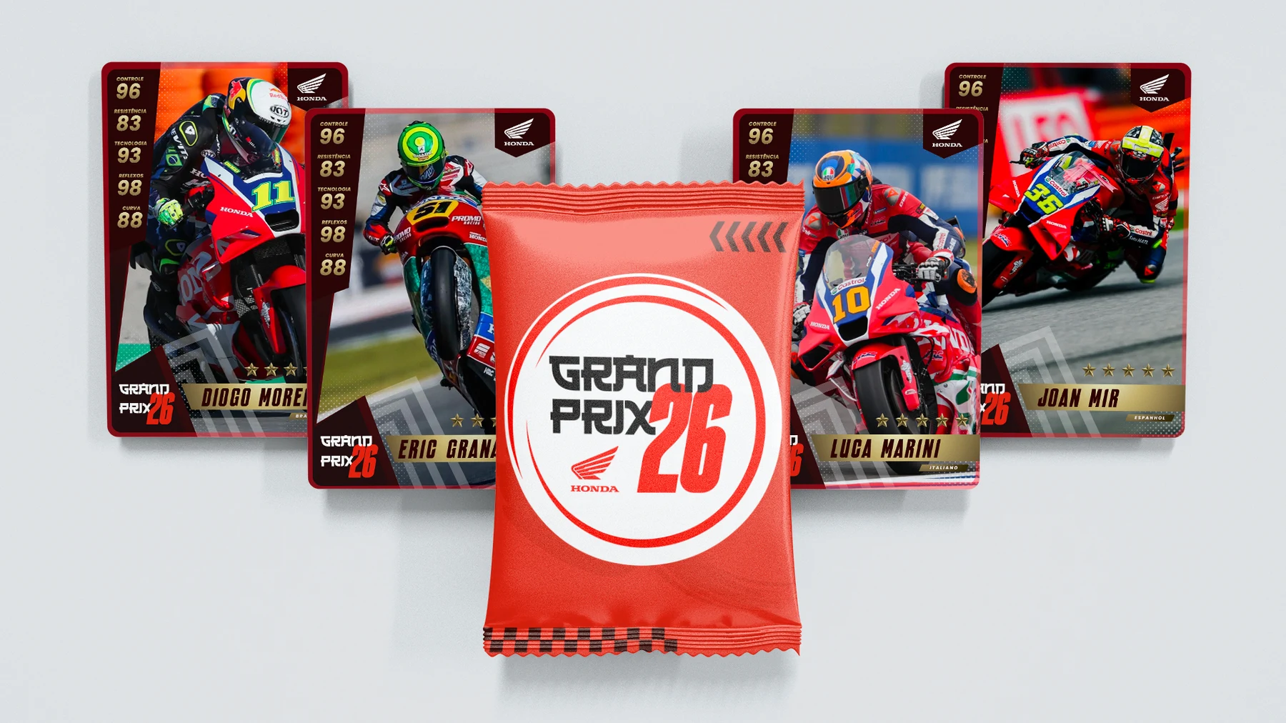 Honda MotoGP collectible racing cards