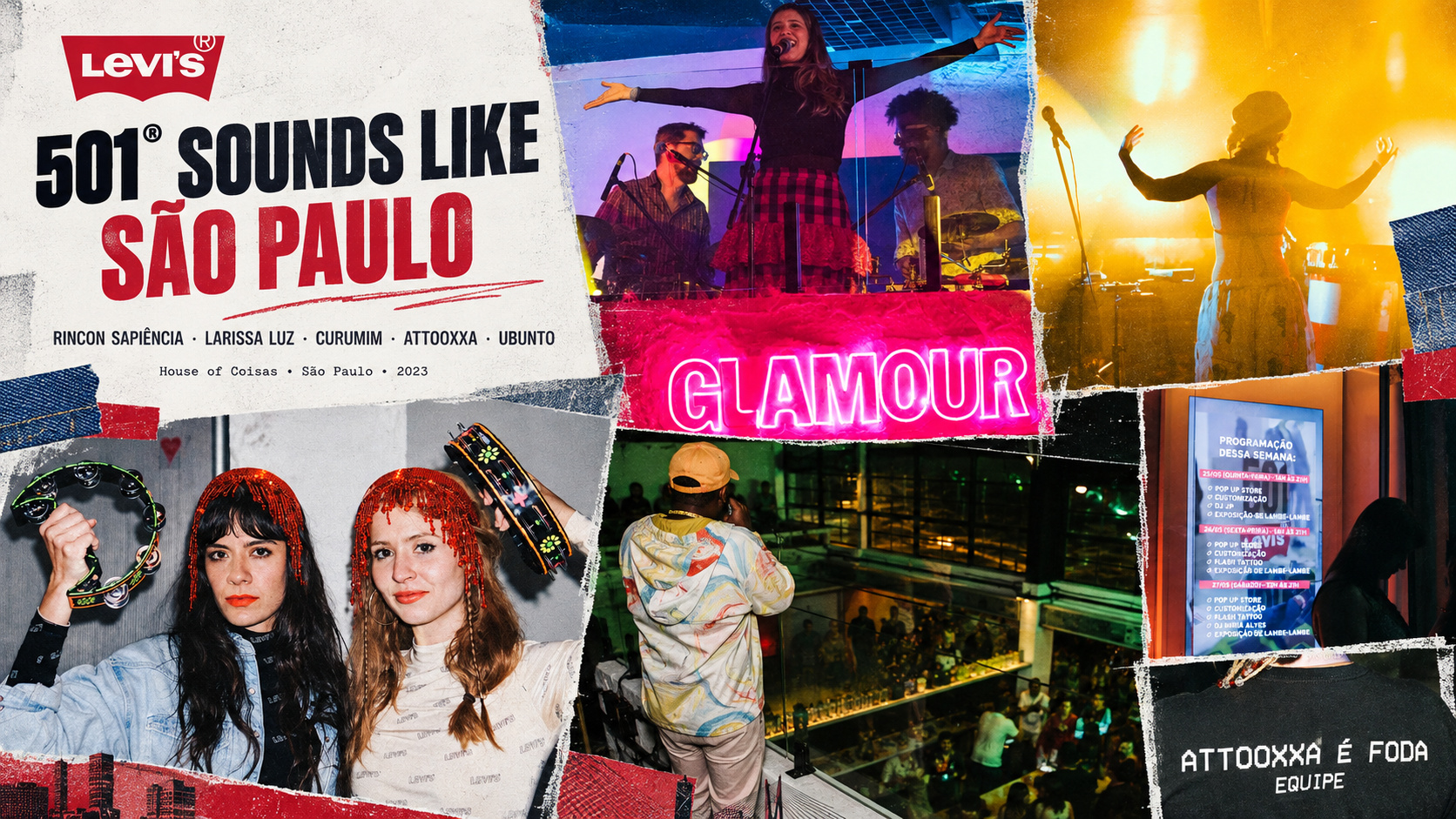 Levi's 501 music programming in São Paulo
