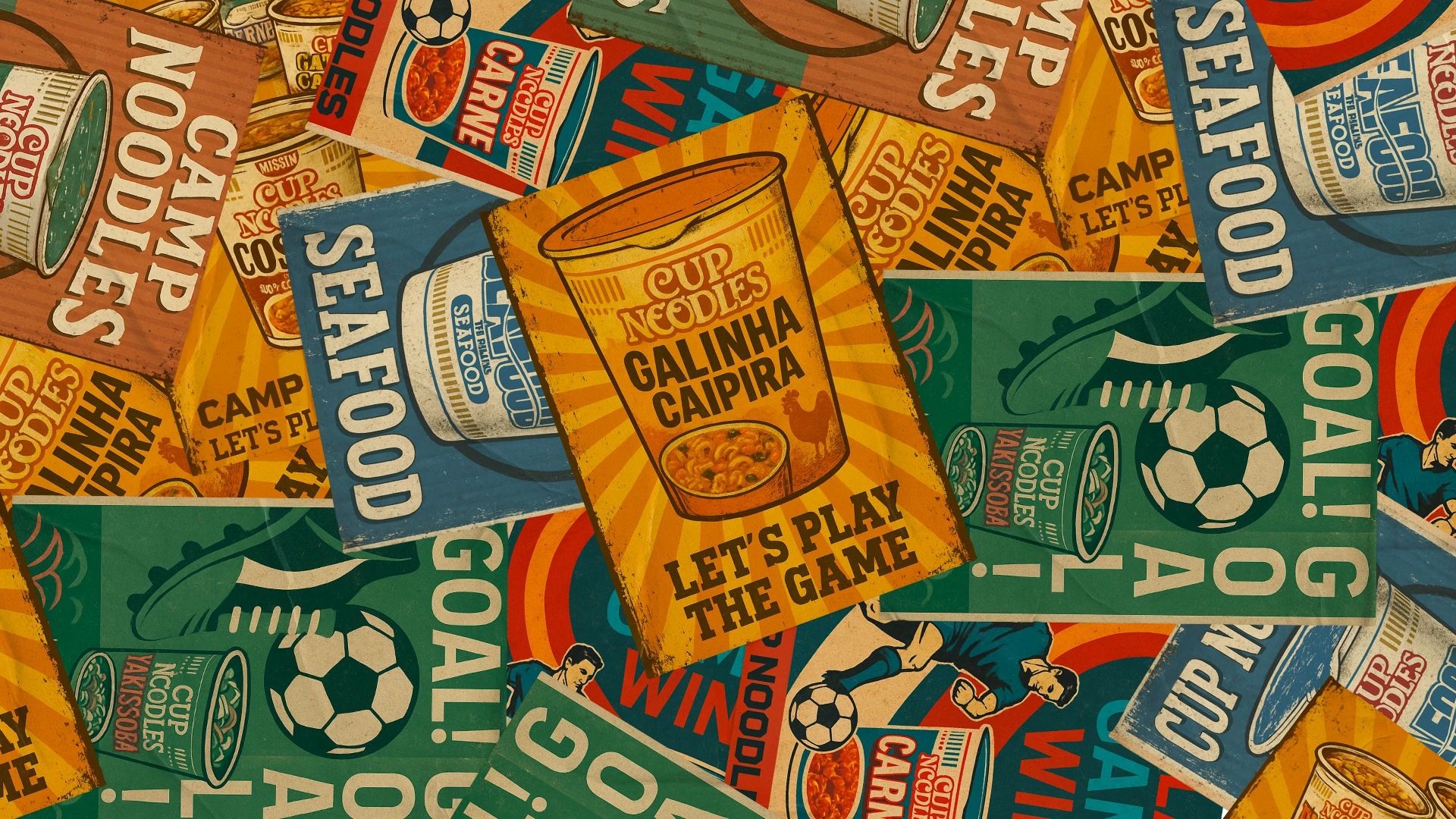 Camp Noodles campaign visual extension