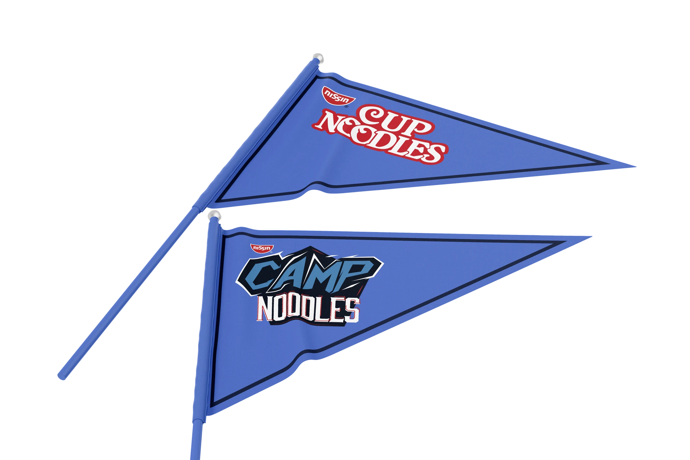 Camp Noodles supporter pennant