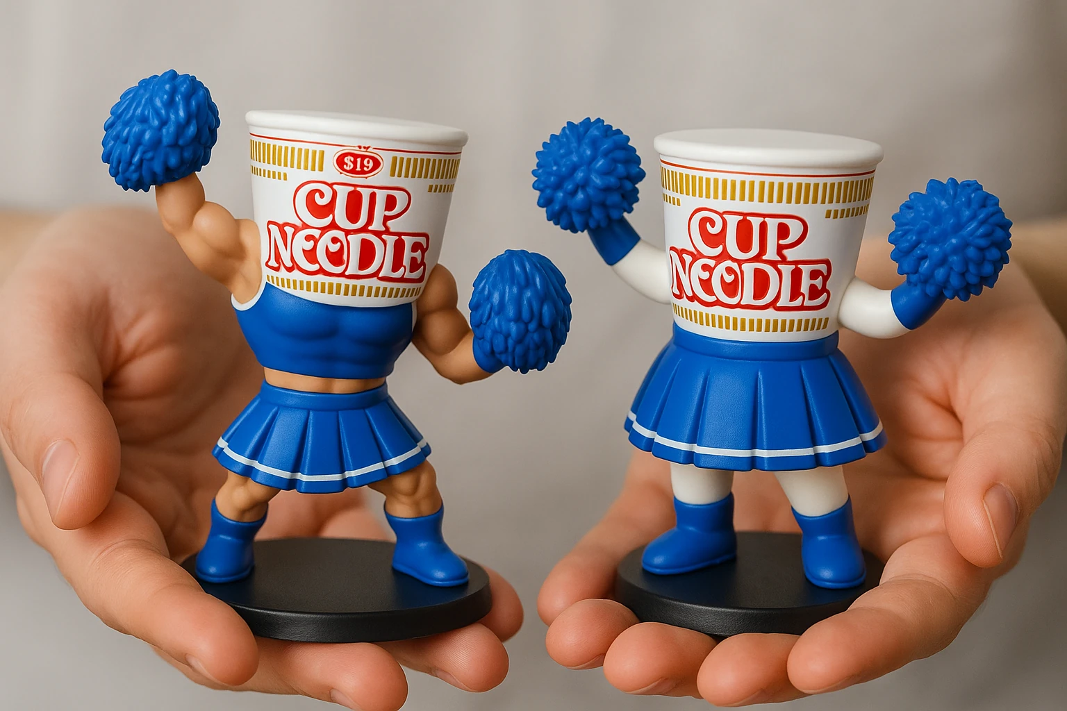 Camp Noodles Cupman collectible figures
