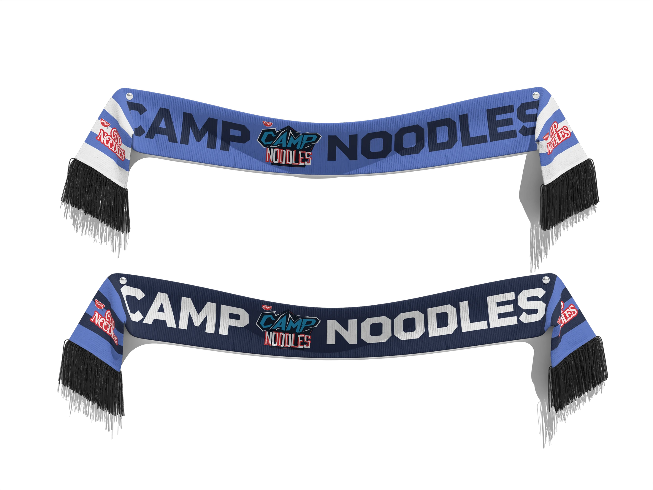 Camp Noodles supporter scarves