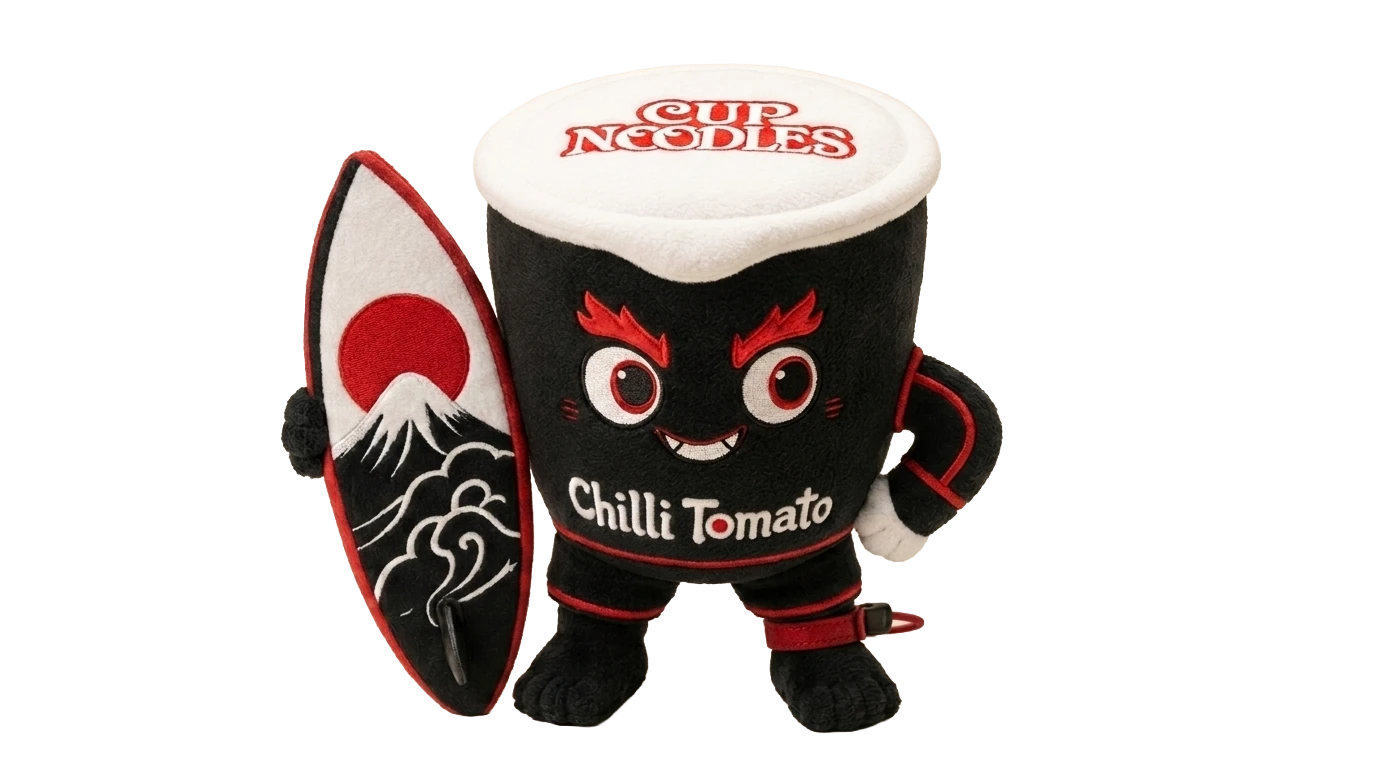 Chilli Tomato surf Cupinho character