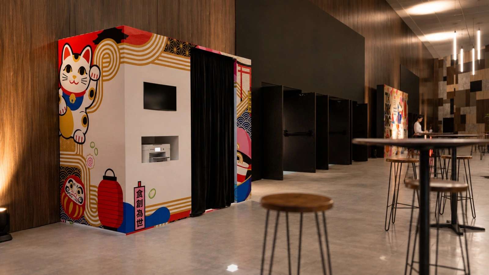 Nissin Thinking branded instant photo booth