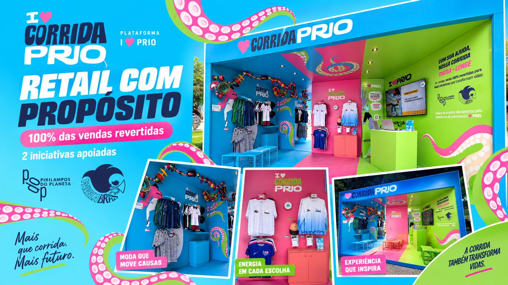 Retail with purpose at the I Love Corrida PRIO store