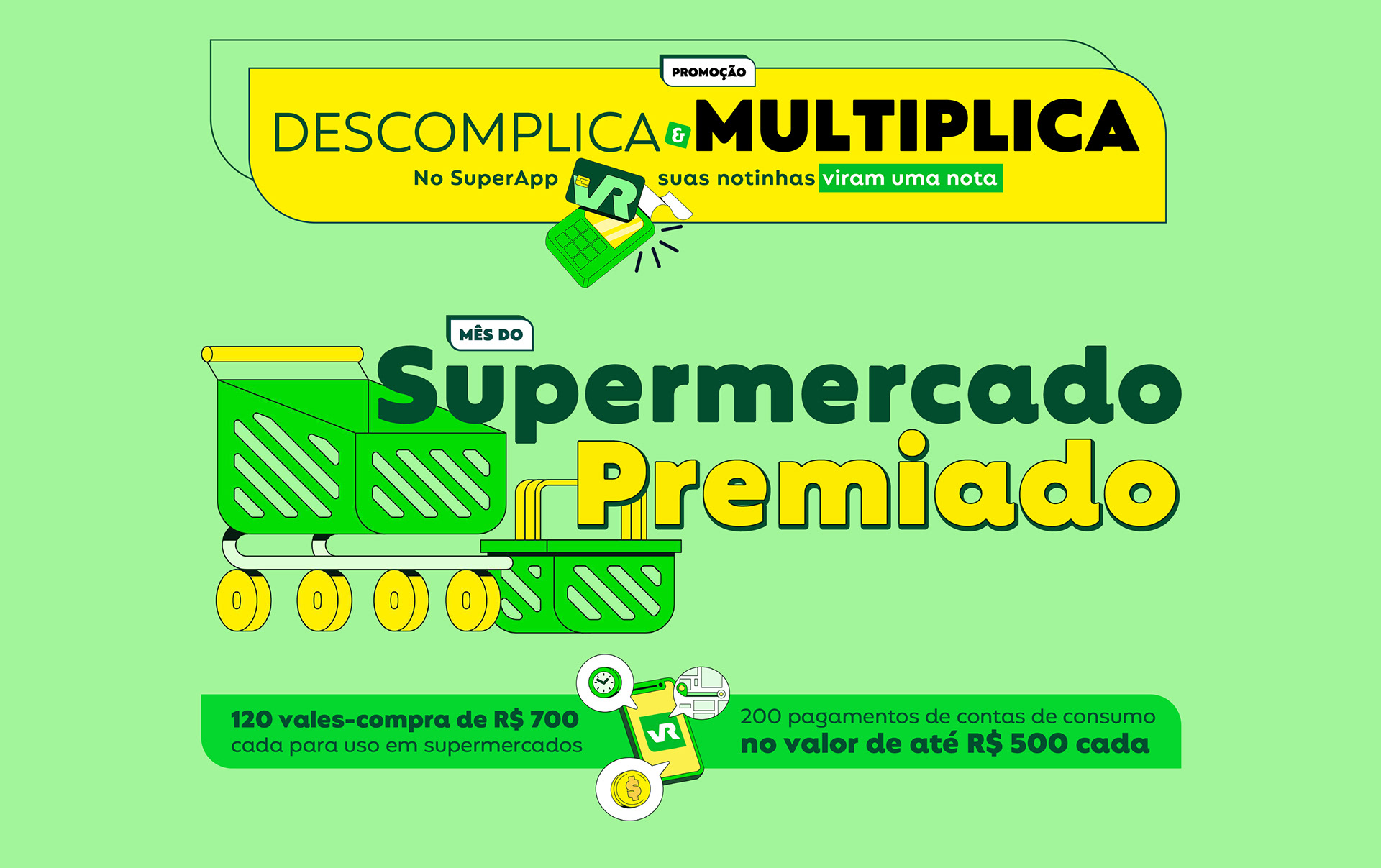VR Supermercado Premiado campaign key visual variation