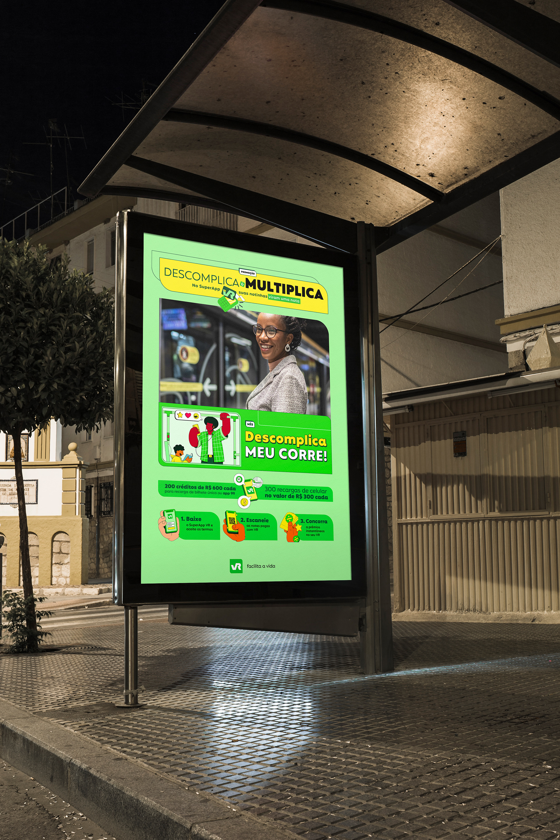 VR Descomplica & Multiplica out-of-home street media rollout