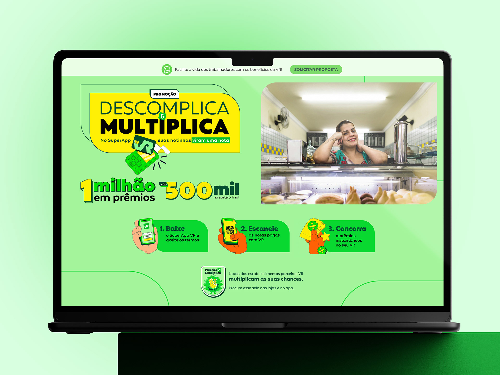 VR Descomplica & Multiplica desktop digital experience